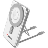 Verbatim Charge ́n ́Go 2C 5000mAh magn. PB silb.inkl.2 Kabel 32276