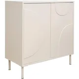 [en.casa] Holea Sideboard 75 x 70 x 34 cm Beige
