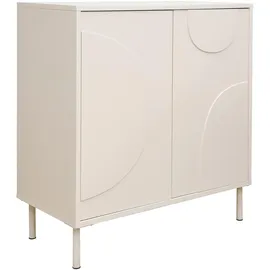 [en.casa] Holea Sideboard 75 x 70 x 34 cm Beige