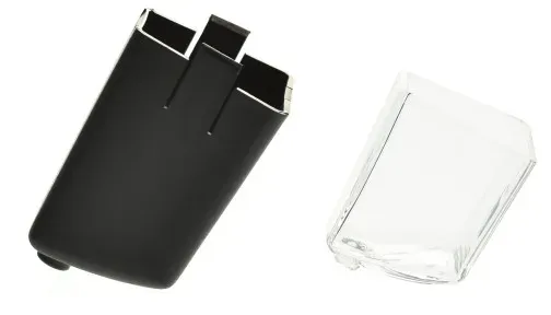 Aktivkohlefiltergehäuse mit Glasinlet für das Megahome Destilliergerät, schwarz
