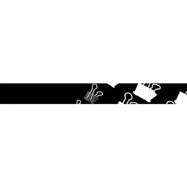 Q-Connect Foldback-Klammern - 24 mm, Klemmvolumen 9 mm, schwarz, 10 Stück