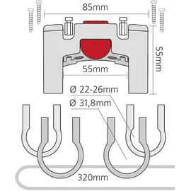 KLICKfix Lenkeradapter Universal