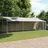 vidaXL Hundezwinger mit Dach und Tür 6x2x2 m Grau