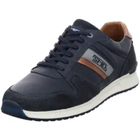 Salamander Herren Revato Sneaker, Navy Cognac, 45 EU - 45 EU