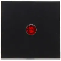 Kopp Wippschalter HK07-Flächenwippe rot/schwarz matt