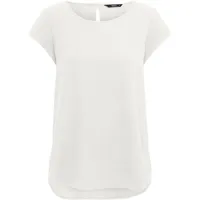ONLY Damen Onlnova Life S/S Solid Ptm Tops, Cloud Dancer,36 - 36