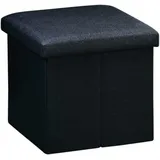 KESPER Sitzhocker Schwarz 38 x 38 x 38 cm