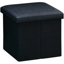 KESPER Sitzhocker Schwarz 38 x 38 x 38 cm
