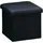 KESPER Sitzhocker Schwarz 38 x 38 x 38 cm
