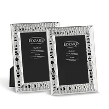 Edzard Gubbio Bilderrahmen silber 13x18 cm 2er Set