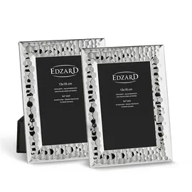 Edzard Gubbio Bilderrahmen silber 13x18 cm 2er Set