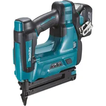 Makita DBN 500 RTJ Akku-Stauchkopfnagler 18V / 2x 5,0 Ah Akku + Ladegerät im Makpac
