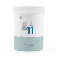 PFLÜGER Schüßler Salze Nr. 11 Silicea D12 - 1000 Tabletten - Das Salz der Haare, der Haut und des Bindegewebes - glutenfrei