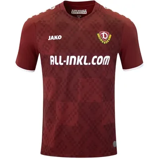 Jako Dynamo Dresden Trikot Ausweich weinrot 4XL