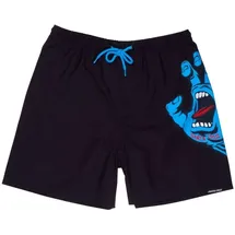 Santa Cruz Badeshorts Screaming Hand Schwarz 12-14