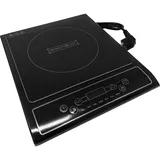 JTI Induktionskochplatte mit Touch-Funktion und Timer, Kochplatte, Schwarz
