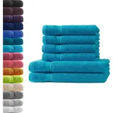 Hometex Premium Textiles Hometex Premium Handtuchset 5-tlg. blau