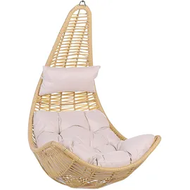 Beliani Hängekorb Beige