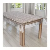 Laro Tischdecke Laro Premium Line 210 x 100 cm Braun
