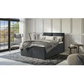 s-style möbel Uma 140 x 200 cm H3 Grau