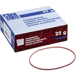 ALCO Gummiring Naturkautschuk 25mm rot 25g