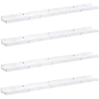 VidaXL Wandregal 80 x 9 x 3 cm Weiß