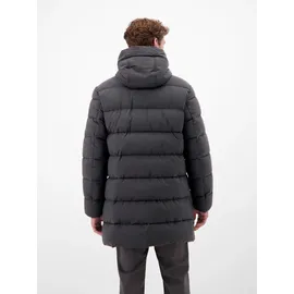 Lerros Steppjacke LERROS, Damen, Gr. XL, schwarz, Web, Obermaterial: 100% Polyester, unifarben, normal ca. Mitte Oberschenkel, Rundhals, Jacken Steppjacke, Winterjacke mit Kapuze und Kordelzug