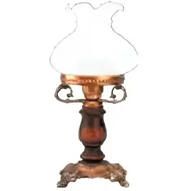 JV Möbel Tischlampe Braun