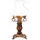 JV Möbel Tischlampe Braun