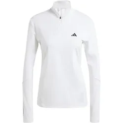 ADIDAS Damen Rolli Hyperglam Training Quarter-Zip, WHITE/BLACK, L