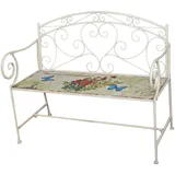 Garden Pleasure Floral 109,5 x 51 x 92 cm weiß