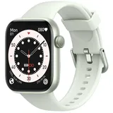 Smartwatch für Herren Damen Annehmen/Tätigen von Anrufen, 4,7 cm Smartwatch, Fitnessuhr mit Herzfrequenz Blutdruck Schlafmonitor, 140+ Sport, IP68 Wasserdicht Schrittzähler Uhr Kompatibel mit Android