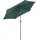 Outsunny Knickschirm Gartenschirm Marktschirm Handkurbel Alu 180/m2 Polyester Dunkelgrün ∅2,6 x 2,35 m