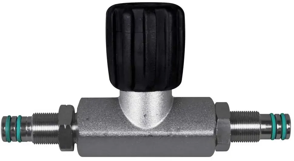 Oms Isolation Manifold Up To 8/10/ 12l 300 Bar Ventil - Black / Silver - One Size