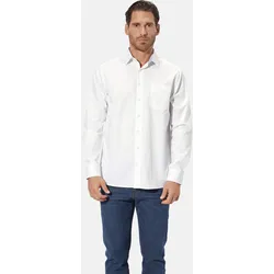 Langarmhemd BABISTA "Hemd JORNAN", Herren, Gr. M, weit, weiß, Obermaterial: 100% Baumwolle CO., Hemden