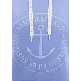 Zwillingsherz Hoodie "Strand Meer Küste", Damen, Gr.