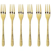Sambonet Venezia Kuchengabeln goldfarben 6