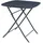 [en.casa] Gartentisch - Balkontisch, Botrugno 71 x 70 x 70 cm Schwarz