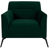 andas Sessel »Gausdal«, mit eleganten Metallfüßen, mit abgerundeten Armlehnen, grün
