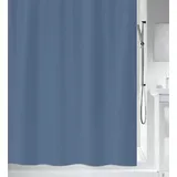 Spirella colección, Cortina de ducha Textil 240 x 200, 100%, Azul Schimmel Duschvorhang-Anti-Bakteriell, waschbar, wasserdicht-Polyester, „Primo “ 240x200cm Blau, Blue