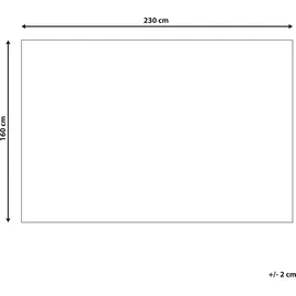 Beliani Teppich DAVUTLAR 160 x 230 cm