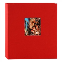 Goldbuch Buch Fotoalbum Bella Vista 30x31 schwarze Seiten rot (27 984)