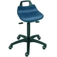 Stier Stehhilfe mit Rollen Sitzhöhe 520-710 mm PU-Sitz mit