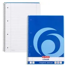 Herlitz Collegeblock x.book Lineatur 27 liniert DIN A4 Innen- und Außenrand, 1 Block
