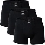 CECEBA Herren Pants, Vorteilspack - Basic, Baumwoll-Stretch, einfarbig, M-3XL Schwarz XL Pack