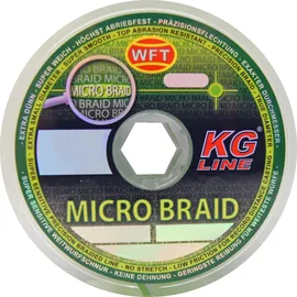 WFT Micro Braid KG Chartreuse 150m - Geflochtene Angelschnur, Durchmesser/Tragkraft:0.06mm / 3.5kg
