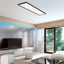 Briloner LED Panel, Neutralweißes Licht, schwarz, 100 x 25 x 6 cm - Schwarz