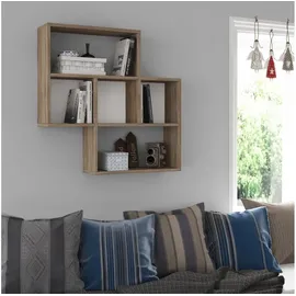 dema home Wandregal Maybe 85 x 20 x 85 cm Braun