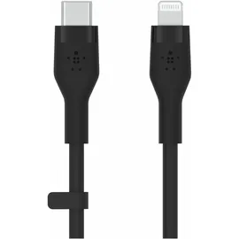 Belkin BoostCharge Flex USB-C Kabel mit Lightning Connector 2 m, Schwarz