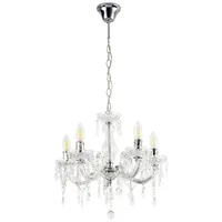 Lux.pro Kronleuchter Weimar Ø35 cm Kristall/Weiß lux.pro